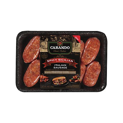 Carando Sausage Link Spicy Italian - 14 Oz - Image 1