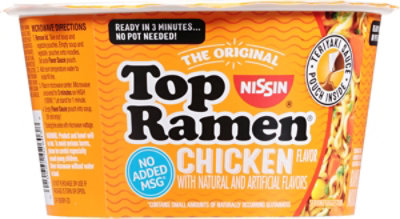 Nissin Top Ramen Bowl Chicken - 3.421 Oz - Vons