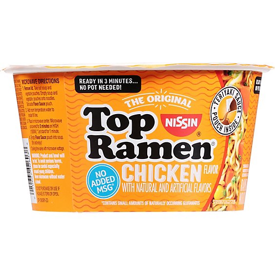 Nissin Top Ramen Bowl Chicken - 3.421 Oz