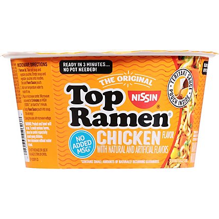 Nissin Top Ramen Bowl Chicken - 3.421 Oz - Image 1
