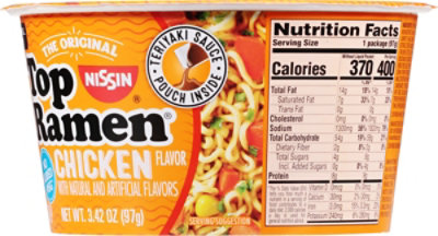 Nissin Top Ramen Bowl Chicken - 3.421 Oz - Image 4