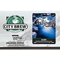 City Brew Coffee Premium Dark Cool River - 12-0.39 Oz - Image 2