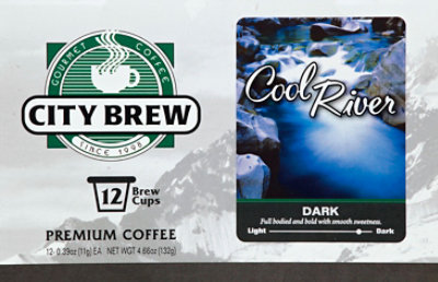 City Brew Coffee Premium Dark Cool River - 12-0.39 Oz - Image 2