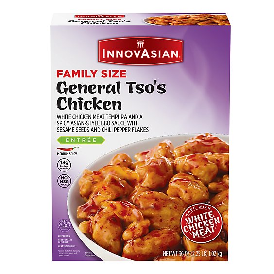 InnovAsian Medium Spicy Family Size General Tsos Chicken - 36 Oz