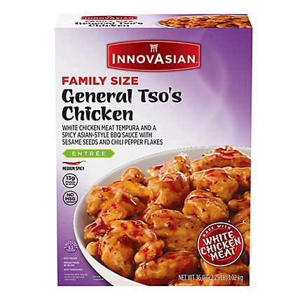 InnovAsian Medium Spicy Family Size General Tsos Chicken - 36 Oz - Image 1