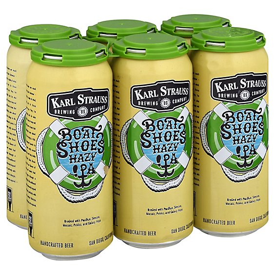 Karl Strauss Boat Shoes Hazy Ipa In Cans - 6-16 Fl. Oz.