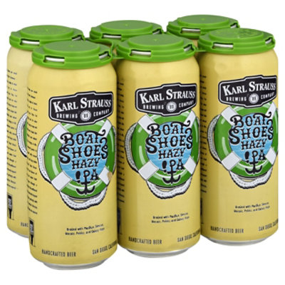 Karl Strauss Boat Shoes Hazy Ipa In Cans - 6-16 Fl. Oz.