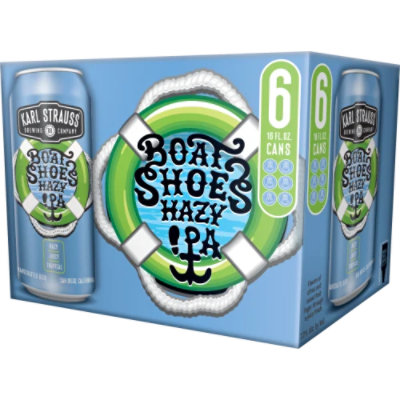 Karl Strauss Boat Shoes Hazy Ipa In Cans - 6-16 Fl. Oz.