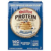 Krusteaz Blueberry Protein Pancake Mix - 20 Oz - Image 3