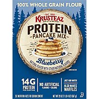 Krusteaz Blueberry Protein Pancake Mix - 20 Oz - Image 2