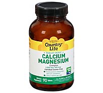 Country Life Target Mins Calcium Magnesium Complex Tablets - 90 Count