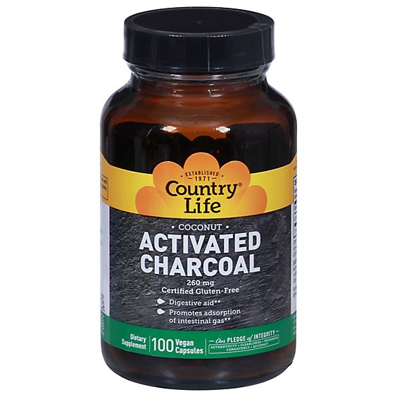 Country Life  Charcoal 260mg - 100 Count