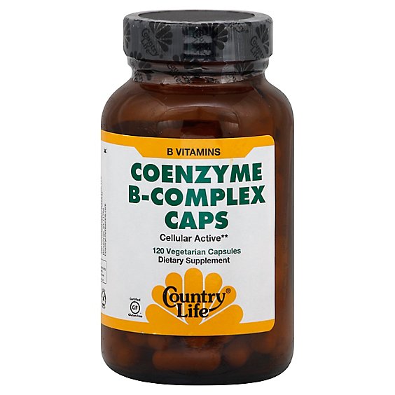 Country Life Coenzyme B Complex Vegetarian Capsules - 120 Count