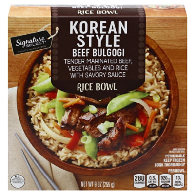 Signature Select Rice Bowl Beef Bulgogi - 9 Oz - Image 3