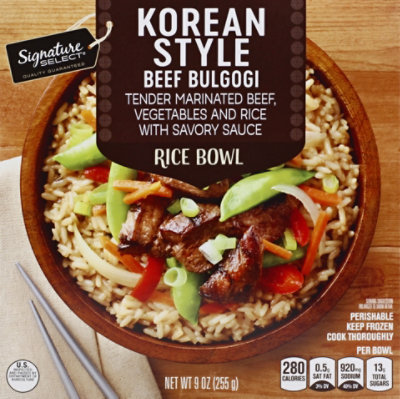 Signature Select Rice Bowl Beef Bulgogi - 9 Oz - Image 2