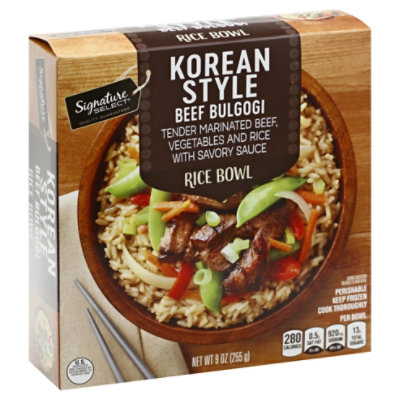 Signature Select Rice Bowl Beef Bulgogi - 9 Oz - Image 1