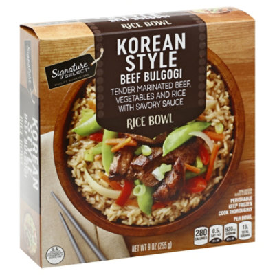 Signature Select Rice Bowl Beef Bulgogi - 9 Oz