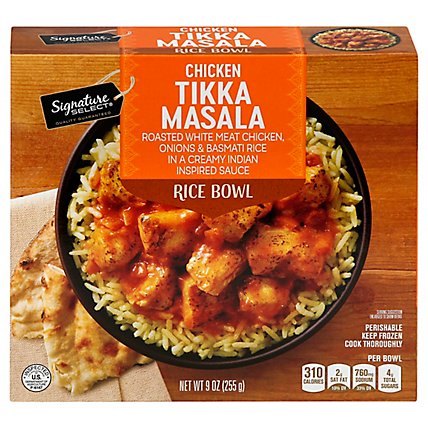 Signature Select Bowl Rice Chicken Tikka Masala - 9 Oz - Image 3