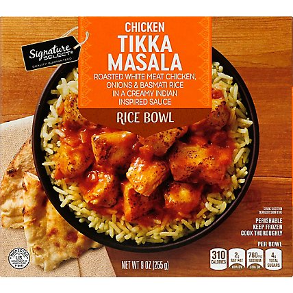 Signature Select Bowl Rice Chicken Tikka Masala - 9 Oz - Image 2