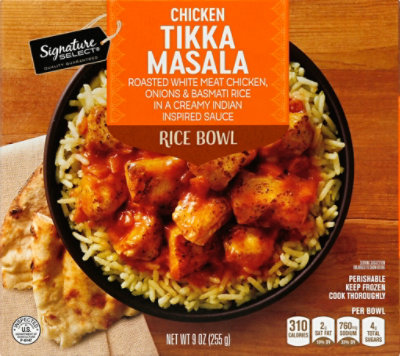 Signature SELECT Bowl Rice Chicken Tikka Masala - 9 Oz - Image 2