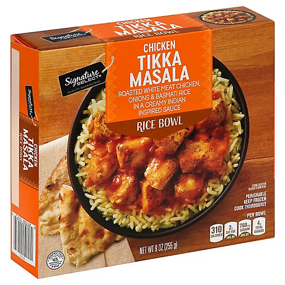 Signature Select Bowl Rice Chicken Tikka Masala - 9 Oz