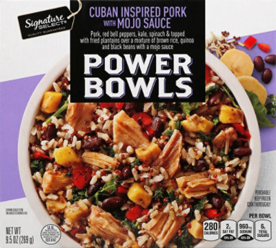 Signature SELECT Power Bowl Pork W/Mojo Sauce - 9.5 Oz - Image 2