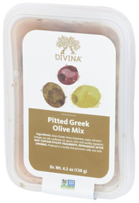 Divina Olive Mix Greek Pitted - 4.2 Oz - Image 4