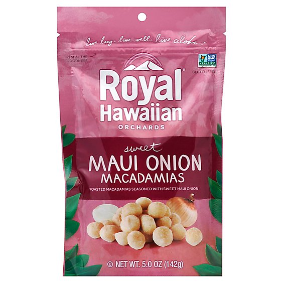 Royal Hawaiian Macadamias Sweet Maui Onion - 5 Oz