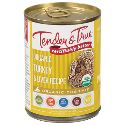 Tender True Wet Dog Food Organic Turkey & Liver Recipe - 12.5 Oz - Image 3