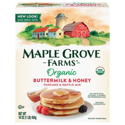 Maple Grove Farms of Vermont Organic Pancake & Waffle Mix - 16 Oz - Image 1