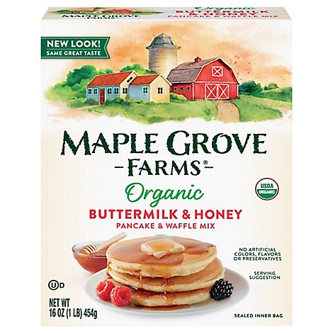 Maple Grove Farms of Vermont Organic Pancake & Waffle Mix - 16 Oz