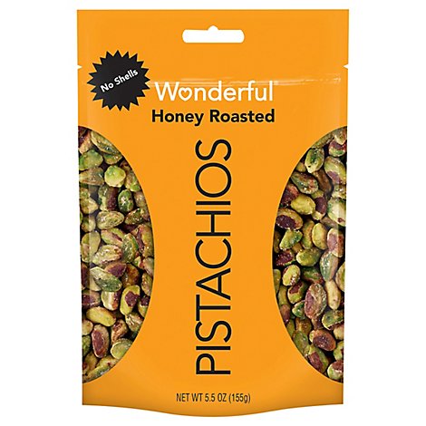 Wonderful Pistachios No Shells Honey Roasted Pistachios - 5.5 Oz.