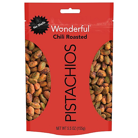 Wonderful Pistachios No Shells Chili Roasted - 5.5 Oz.