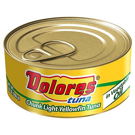Dolores Tuna Yellowfin Chunk Light - 10 Oz