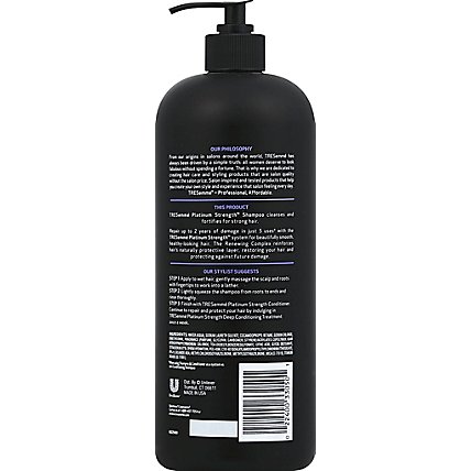 TRESemme Platinum Strength Shampoo Strengthening - 32 Fl. Oz. - Image 3