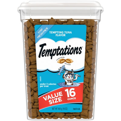 Temptations Classic Crunchy And Soft Cat Treats Tempting Tuna Flavor - 16 Oz