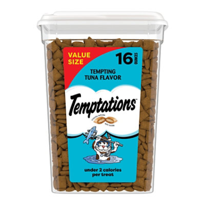 Temptations Classic Crunchy And Soft Cat Treats Tempting Tuna Flavor - 16 Oz
