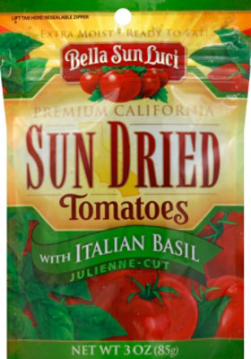 Bella Sun Luci Tomatoes Sun Dried With Italian Basil Julienne Cut - 3 Oz - Image 2