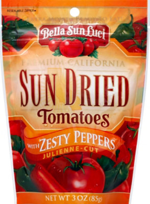 Bella Sun Luci Tomatoes Sun Dried With Zesty Peppers Julienne Cut - 3 Oz - Image 2