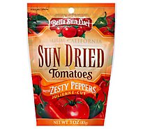 Bella Sun Luci Tomatoes Sun Dried With Zesty Peppers Julienne Cut - 3 Oz