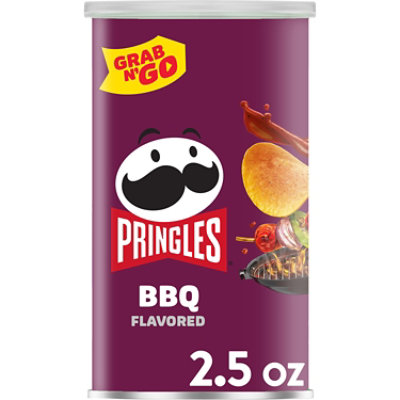 Pringles Potato Crisps Chips Lunch Snacks BBQ - 2.5 Oz - Image 1