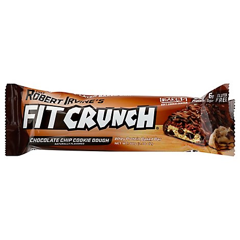 Fit Crunch Protein Bar Baked Chocolate Chip Cookie Dough - 3.1 Oz