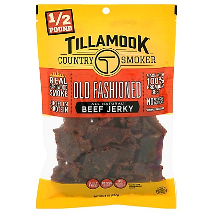 Tillamook Beef Jerky Old Fashioned - 8 Oz - Image 1
