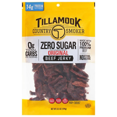 Tillamook Country Smoker Jerky Beef Zero Sugar Original - 6.5 Oz - Image 3