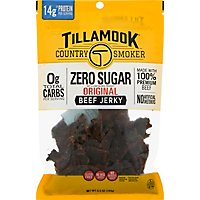 Tillamook Country Smoker Jerky Beef Zero Sugar Original - 6.5 Oz - Image 2
