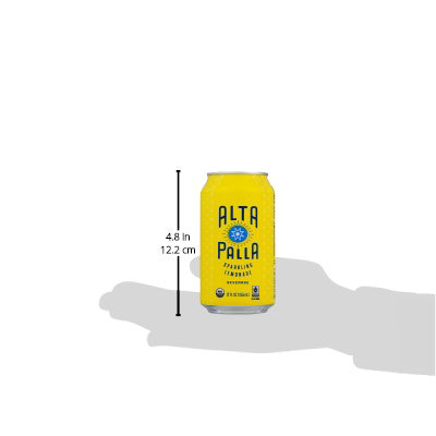 Alta Palla Certified Organic Sparkling Fruit Juice Beverage Lemonade In Can - 12 Fl. Oz. - Image 5