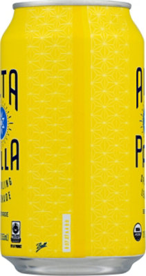 Alta Palla Certified Organic Sparkling Fruit Juice Beverage Lemonade In Can - 12 Fl. Oz. - Image 3