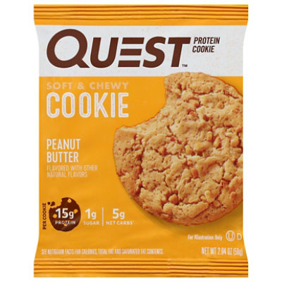 Quest Protein Cookie Peanut Butter - 2.04 Oz - Image 1