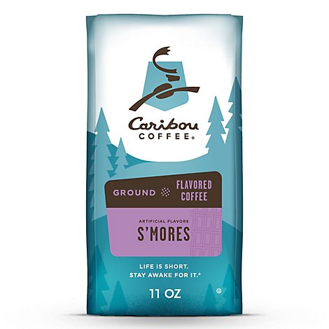 Caribou Coffee Smores Medium Roast Ground Coffee Bag - 11 Oz