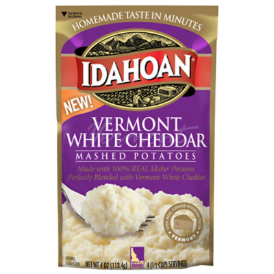 Idahoan Vermont White Cheddar Mashed Potatoes Pouch - 4 Oz - Image 1